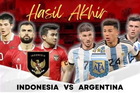 indonesia vs argentina full score